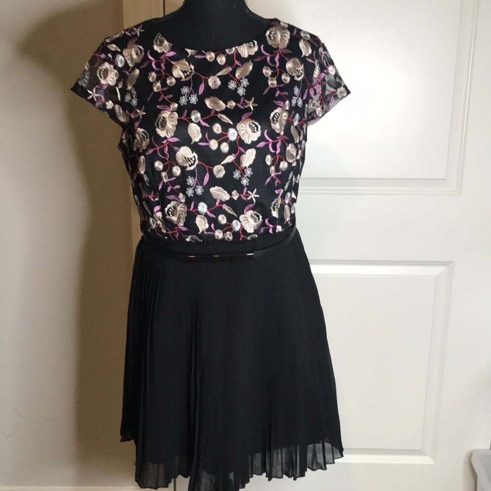 EUC black semi formal dress